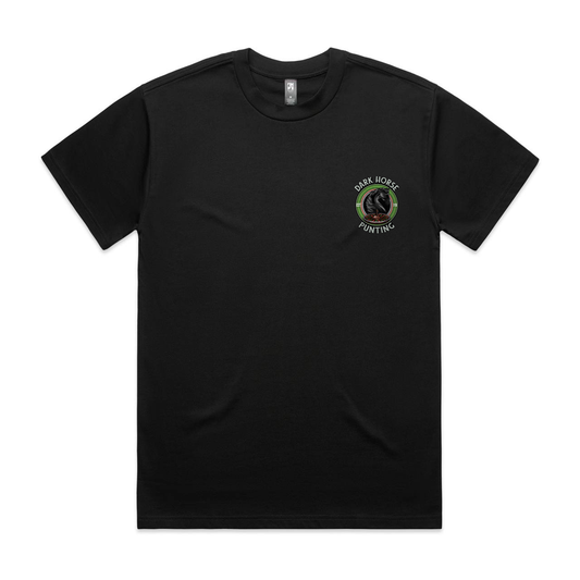 Dark Horse Punting Heavy T-Shirt (Black)
